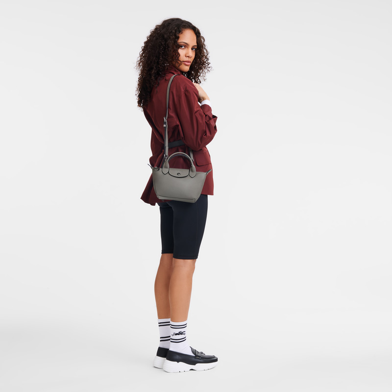 Longchamp |Le Pliage Xtra XS Handtasche Turteltaube – Leder |Turteltaube