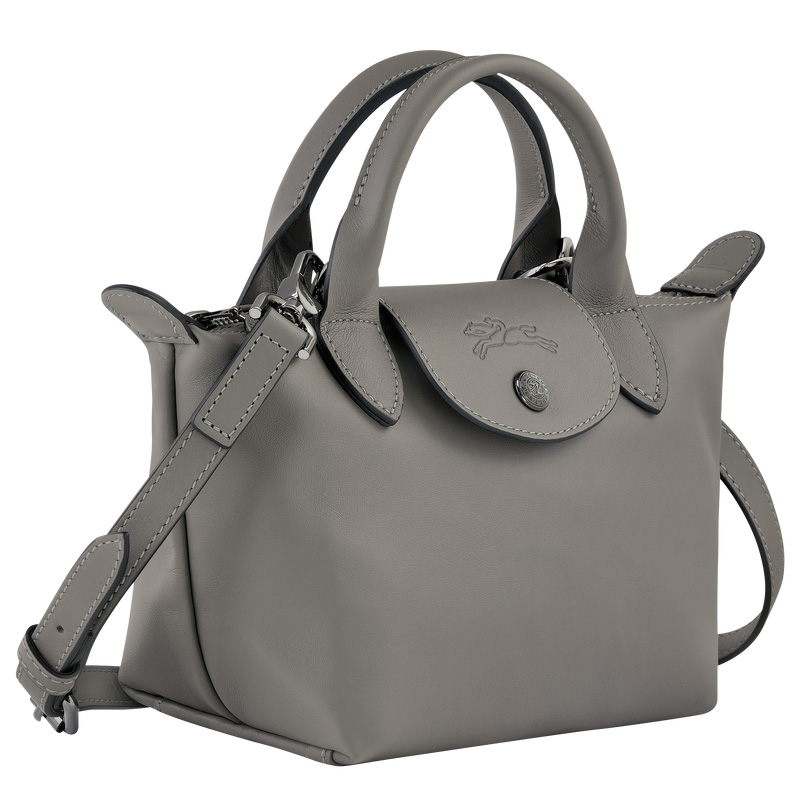 Longchamp |Le Pliage Xtra XS Handtasche Turteltaube – Leder |Turteltaube
