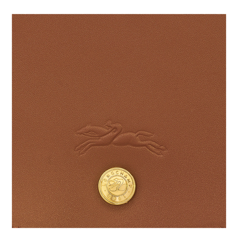 Longchamp |Pure M Umhängetasche Cognac – Leder |Cognac