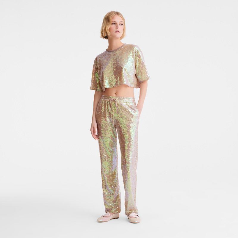 Longchamp |Ballerinahose – Glitzer |Ballerina