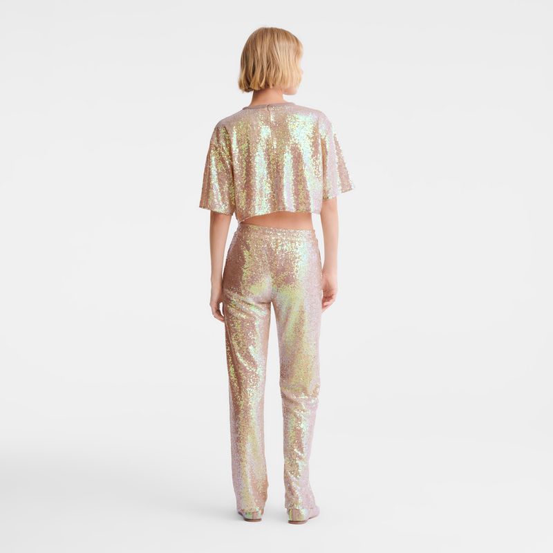 Longchamp |Ballerinahose – Glitzer |Ballerina