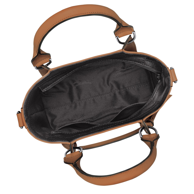 Longchamp |3D S Handtasche Natur – Leder |Natur