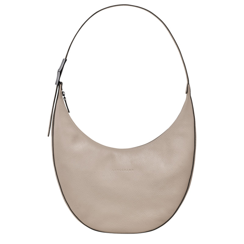 Longchamp |Le Roseau Essential L Umhängetasche, Ton – Leder |Ton