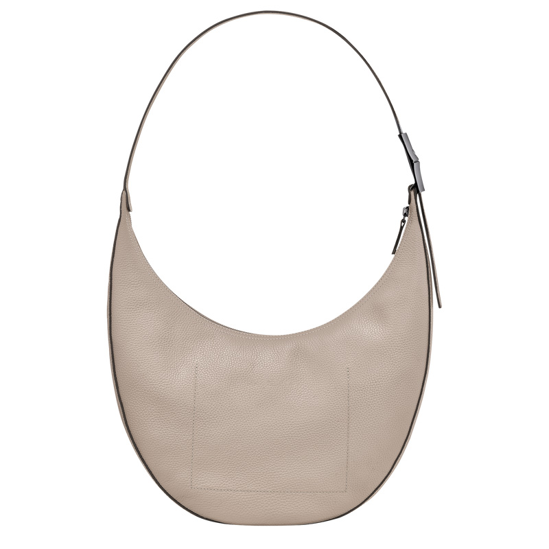 Longchamp |Le Roseau Essential L Umhängetasche, Ton – Leder |Ton