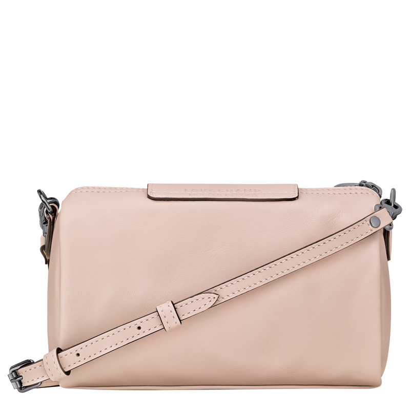Longchamp |Le Pliage Xtra XS Umhängetasche Nude – Leder |Nude