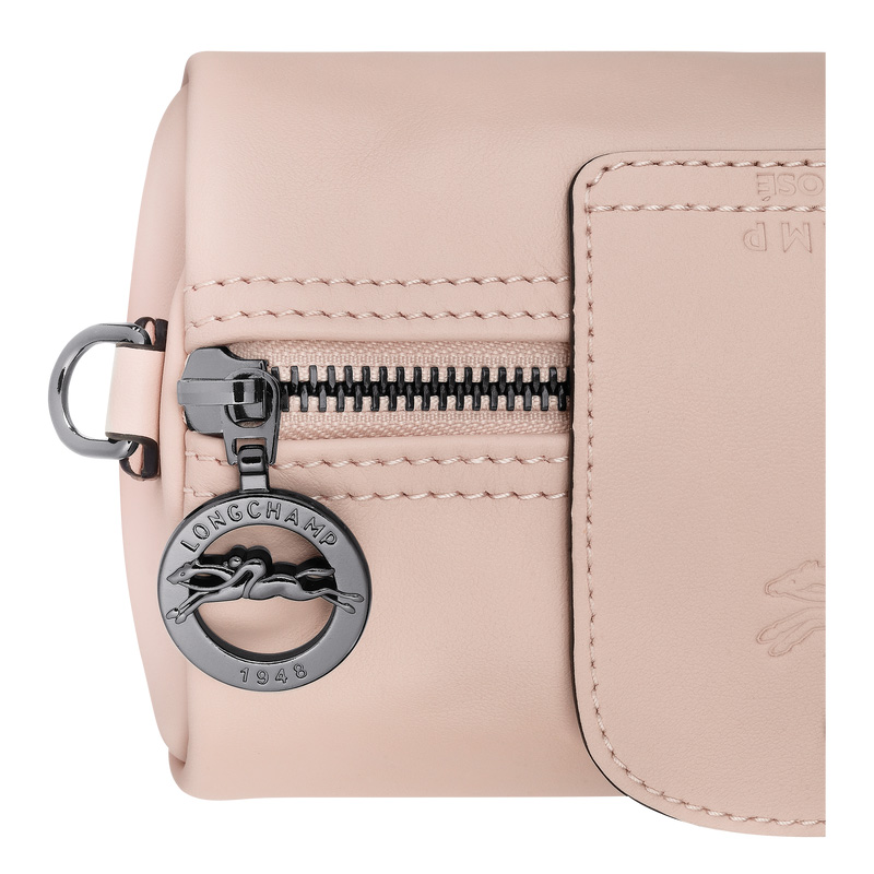 Longchamp |Le Pliage Xtra XS Umhängetasche Nude – Leder |Nude
