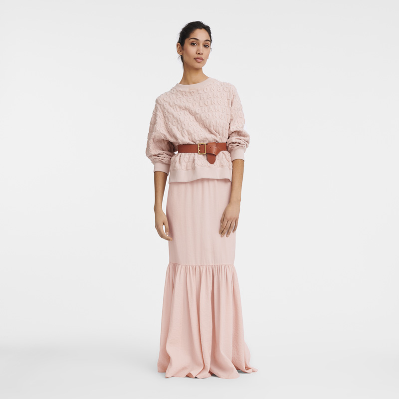 Longchamp |Sweatshirt Nude – Jersey |Nude