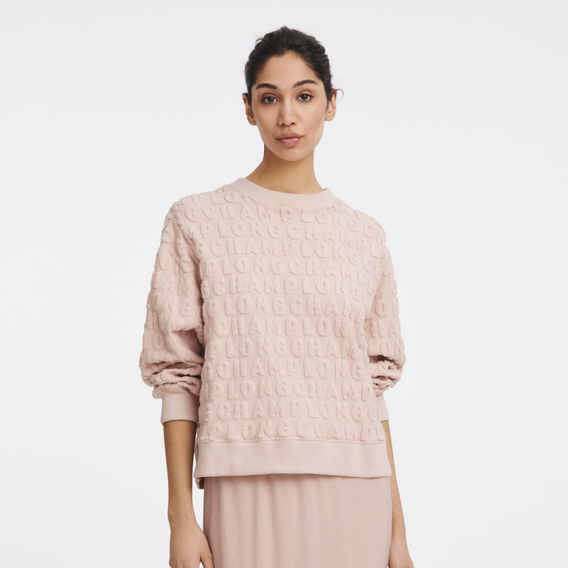 Longchamp |Sweatshirt Nude – Jersey |Nude
