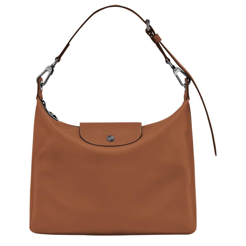 Longchamp |Le Pliage Xtra M Hobo-Tasche Cognac – Leder |Cognac