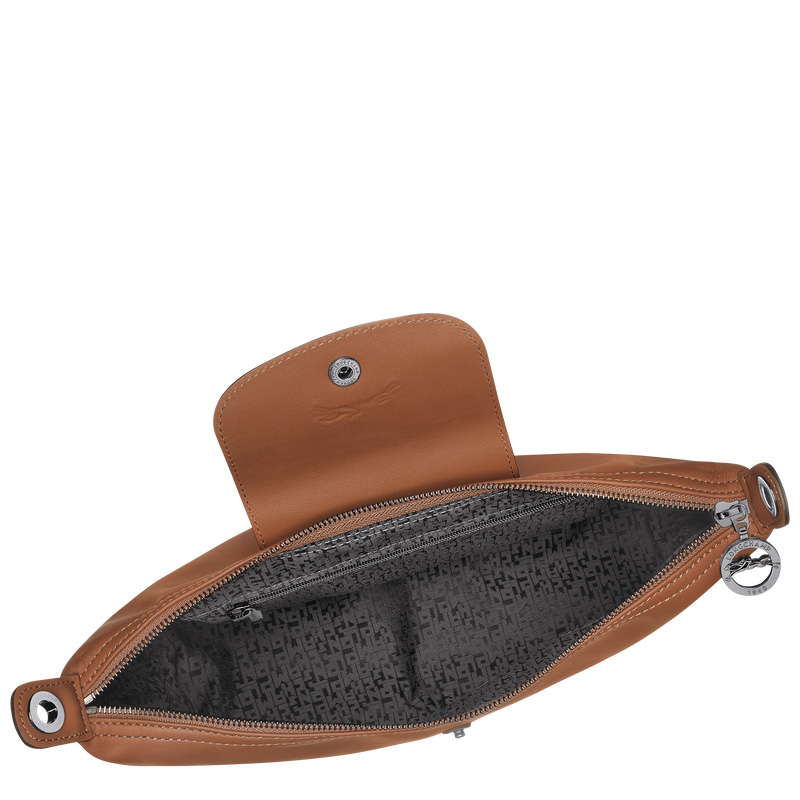 Longchamp |Le Pliage Xtra M Hobo-Tasche Cognac – Leder |Cognac