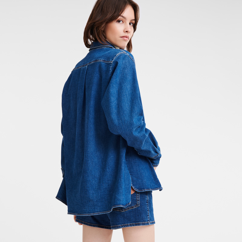 Longchamp |Hemd, Denim – Denim |Denim Longchamp |Hemd, Denim – Denim |Denim