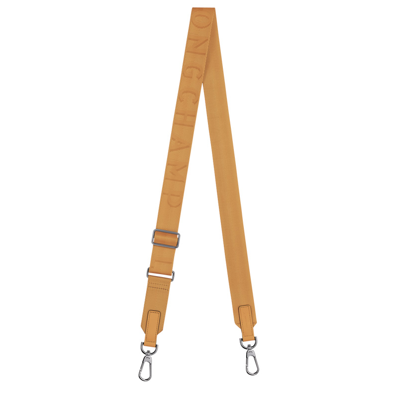 Longchamp |Le Pliage Xtra Schultergurt, Honig – Canvas |Honigfarben