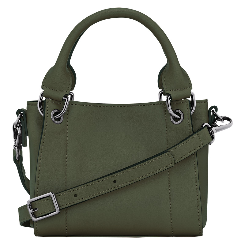 Longchamp |3D XS Handtasche Khaki – Leder |Khaki