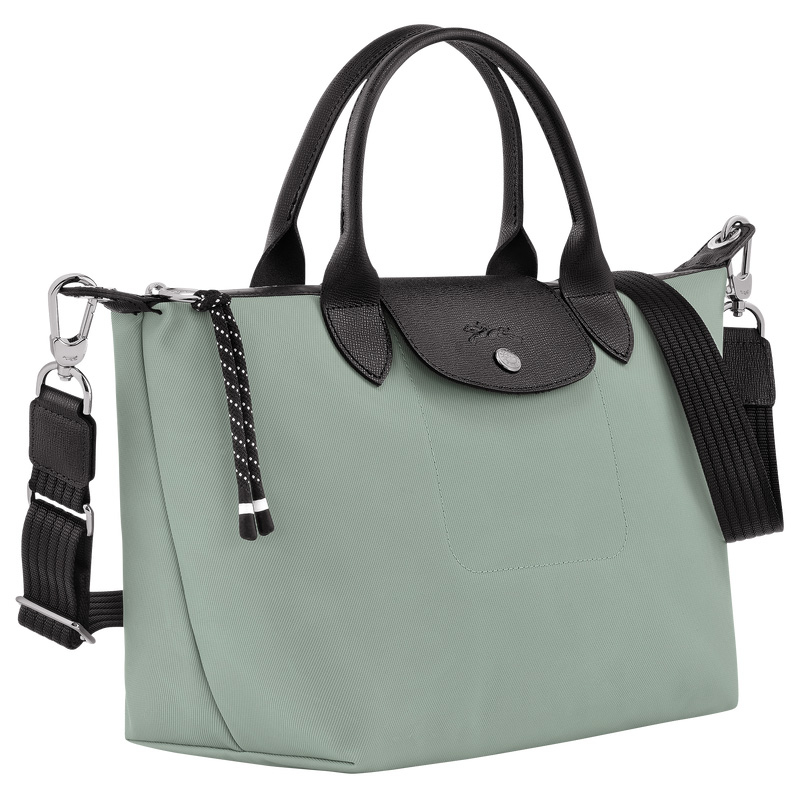 Longchamp |Le Pliage Energy S Handtasche, Eisenhut – Recyceltes Canvas |Eisenkraut