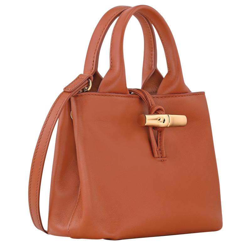 Longchamp |Le Roseau XS Handtasche Bark – Leder |Rinde Longchamp |Le Roseau XS Handtasche Bark – Leder |Rinde