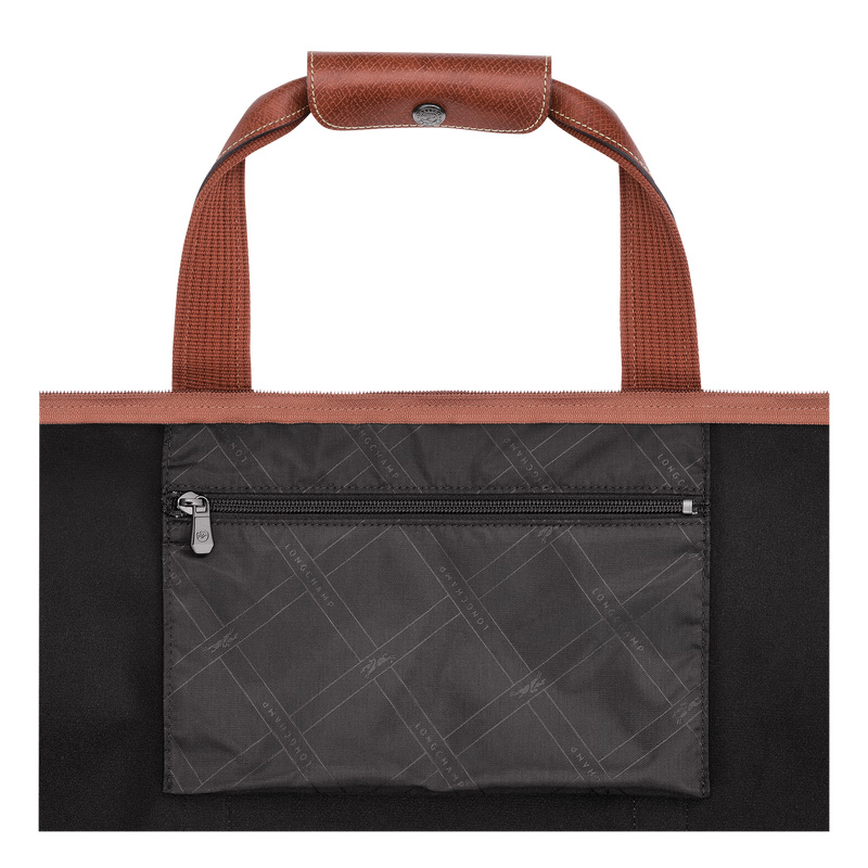 Longchamp |Boxford XL Reisetasche Braun – Recyceltes Canvas |Braun