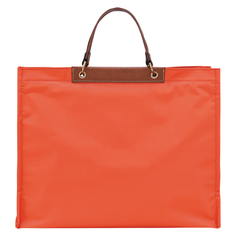 Longchamp |Cabas L Tragetasche Karotte – Canvas |Paprika