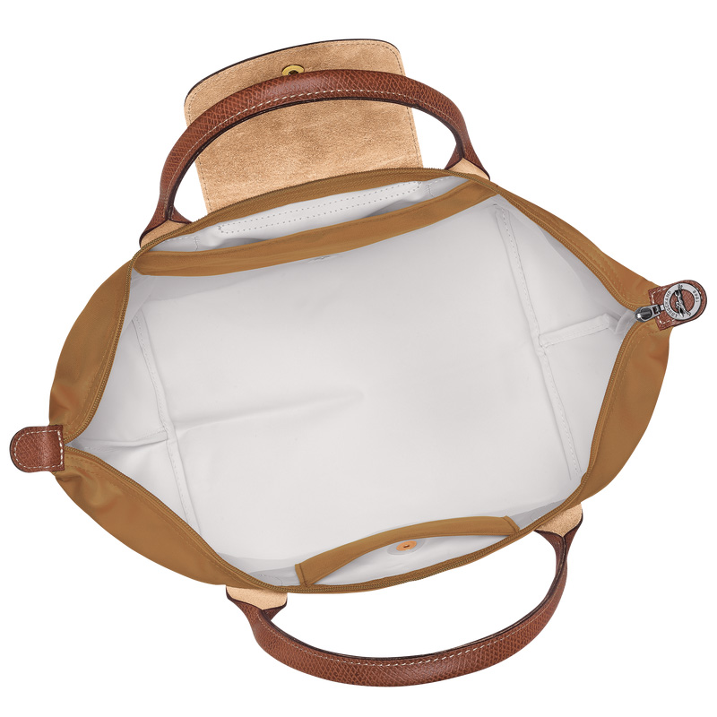 Longchamp |Le Pliage Original M Handtasche Rehbraun – Recyceltes Canvas |Rehbraun