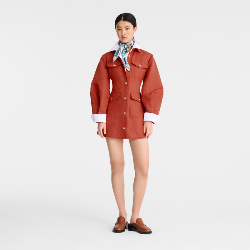 Longchamp |Kleid Tomate – Canvas |Tomate Longchamp |Kleid Tomate – Canvas |Tomate