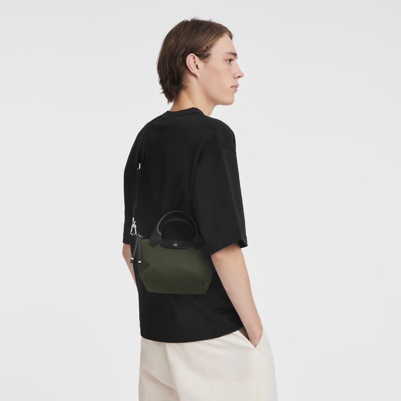 Longchamp |Le Pliage Energy XS Handtasche Khaki – Recyceltes Canvas |Khaki