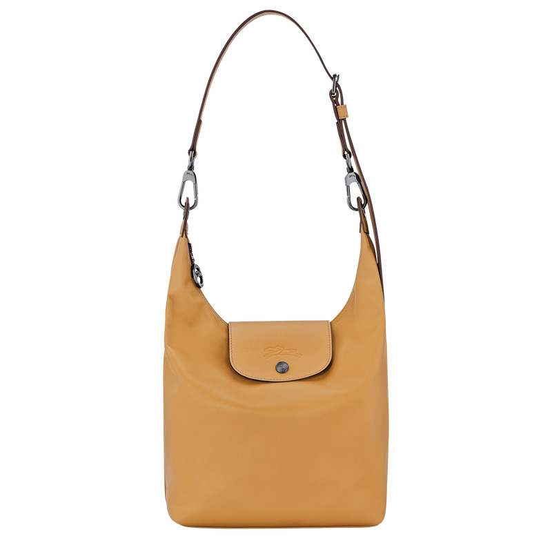 Longchamp |Le Pliage Xtra M Schultertasche Honig – Leder |Honig