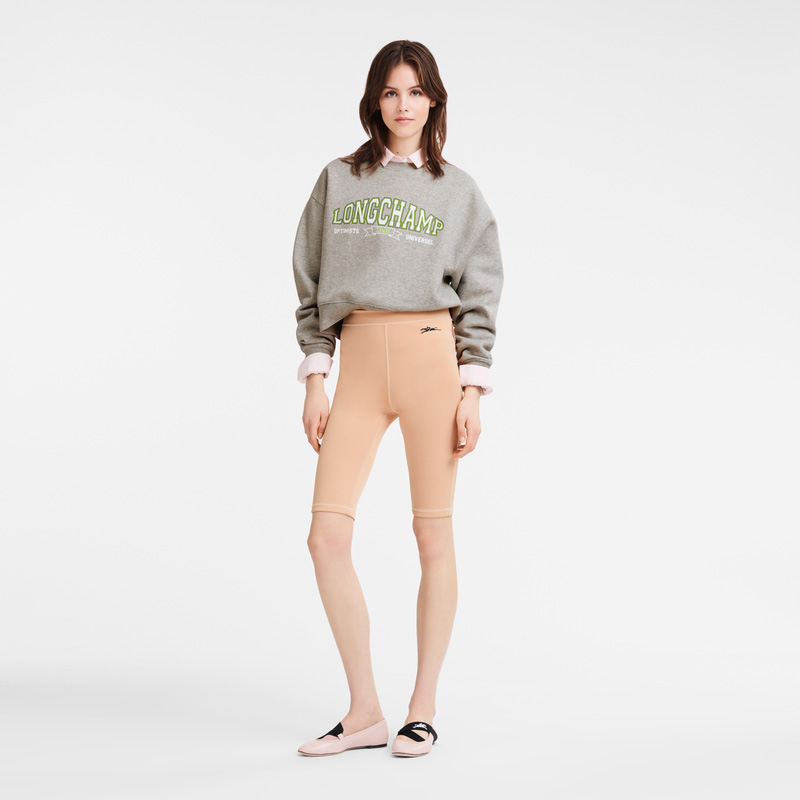 Longchamp |Sweatshirt Grau – Jersey |Grau Longchamp |Sweatshirt Grau – Jersey |Grau