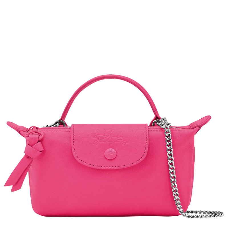 Longchamp |Le Pliage Xtra XS Beutel, Rosa – Leder |Rosa