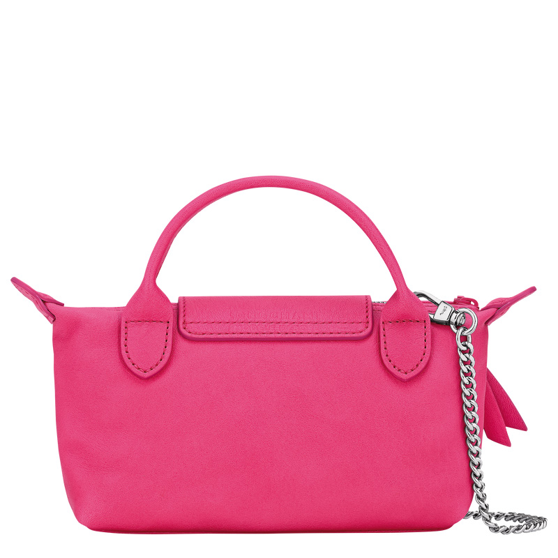 Longchamp |Le Pliage Xtra XS Beutel, Rosa – Leder |Rosa