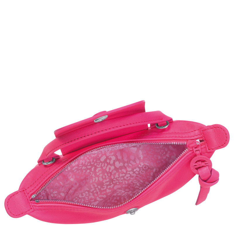 Longchamp |Le Pliage Xtra XS Beutel, Rosa – Leder |Rosa