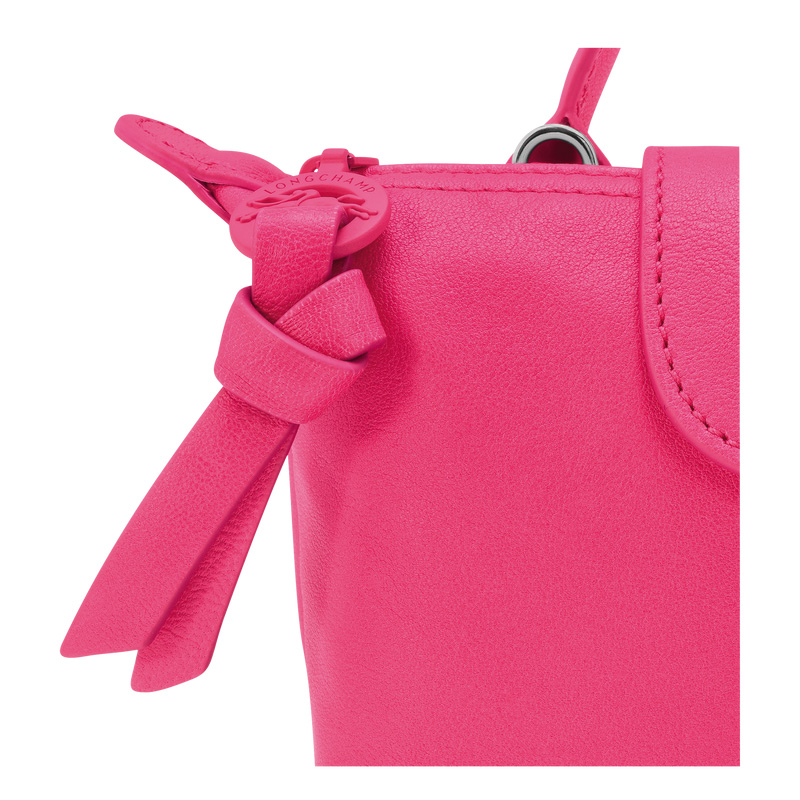 Longchamp |Le Pliage Xtra XS Beutel, Rosa – Leder |Rosa