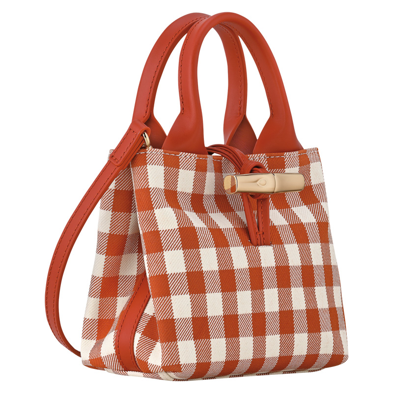 Longchamp |Le Roseau XS Handtasche, Bark – Canvas |Bark