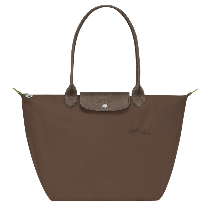 Longchamp |Le Pliage Green L Tragetasche Terra – Recyceltes Canvas |Terra