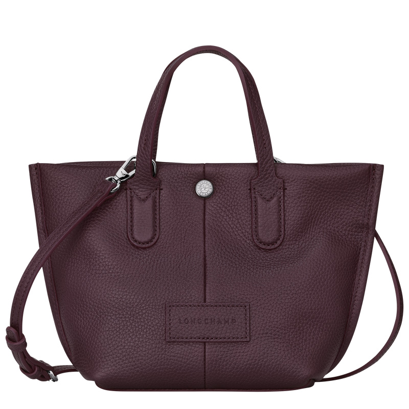 Longchamp |Essential XS Handtasche Aubergine – Leder |Aubergine