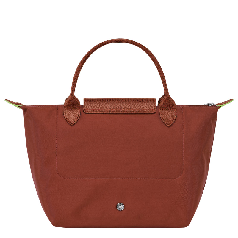 Longchamp |Le Pliage Green S Handtasche, Kastanienbraun – Recyceltes Canvas |Kastanienbraun