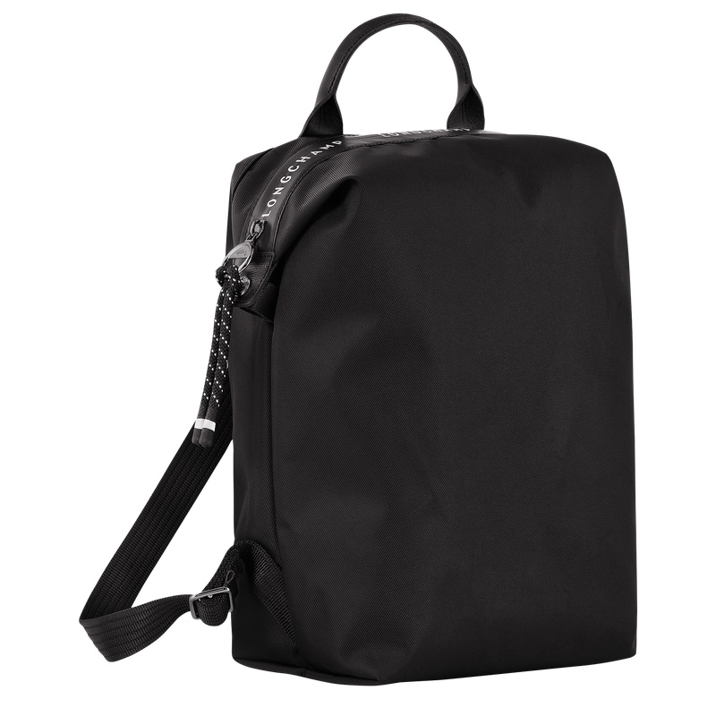 Longchamp |Le Pliage Energy L Rucksack Schwarz – Recyceltes Canvas |Schwarz