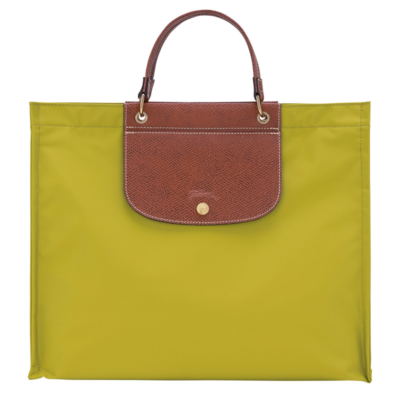 Longchamp |Cabas L Tote Bag Kiwigrün – Canvas |Kiwigrün