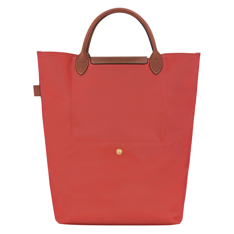 Longchamp |Le Pliage Original M Tote Bag, Tomate – Canvas |Tomate