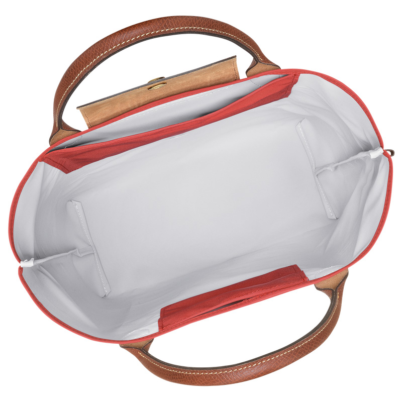 Longchamp |Le Pliage Original M Tote Bag, Tomate – Canvas |Tomate