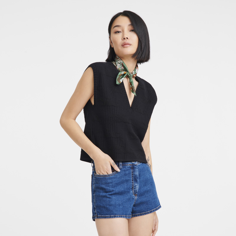 Longchamp |Fort Silk Schal 50 Salbeigrün – Seide |Salbeigrün