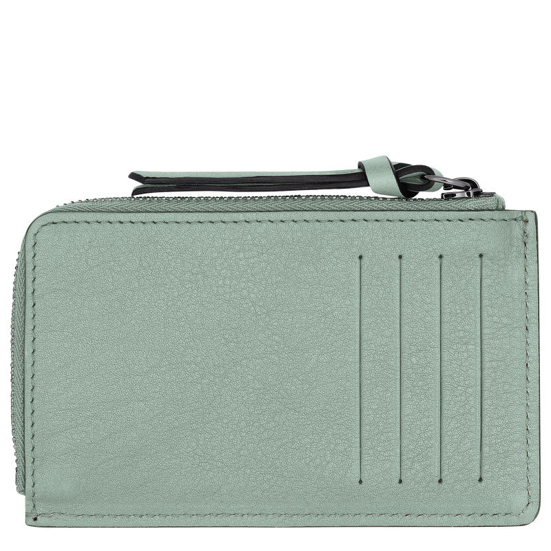 Longchamp |3D-Kartenetui Vervain – Leder |Eisenkraut