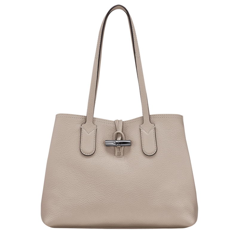Longchamp |Le Roseau Essential M Tragetasche, Ton – Leder |Ton