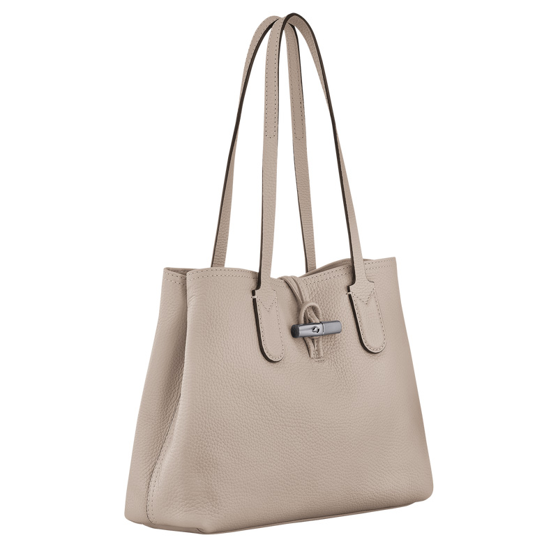 Longchamp |Le Roseau Essential M Tragetasche, Ton – Leder |Ton