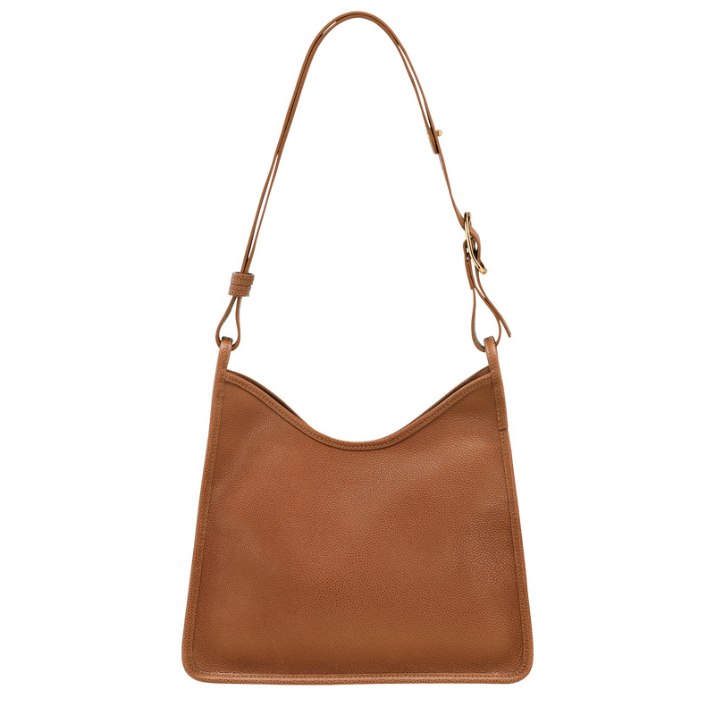 Longchamp |Le Foulonn M Hobo-Tasche Karamell – Leder |Karamell