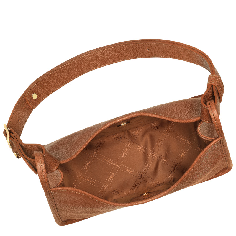 Longchamp |Le Foulonn M Hobo-Tasche Karamell – Leder |Karamell