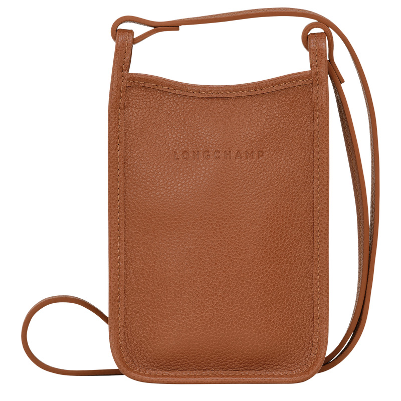 Longchamp |Le Foulonn Handyhülle Karamell – Leder |Karamell Longchamp |Le Foulonn Handyhülle Karamell – Leder |Karamell