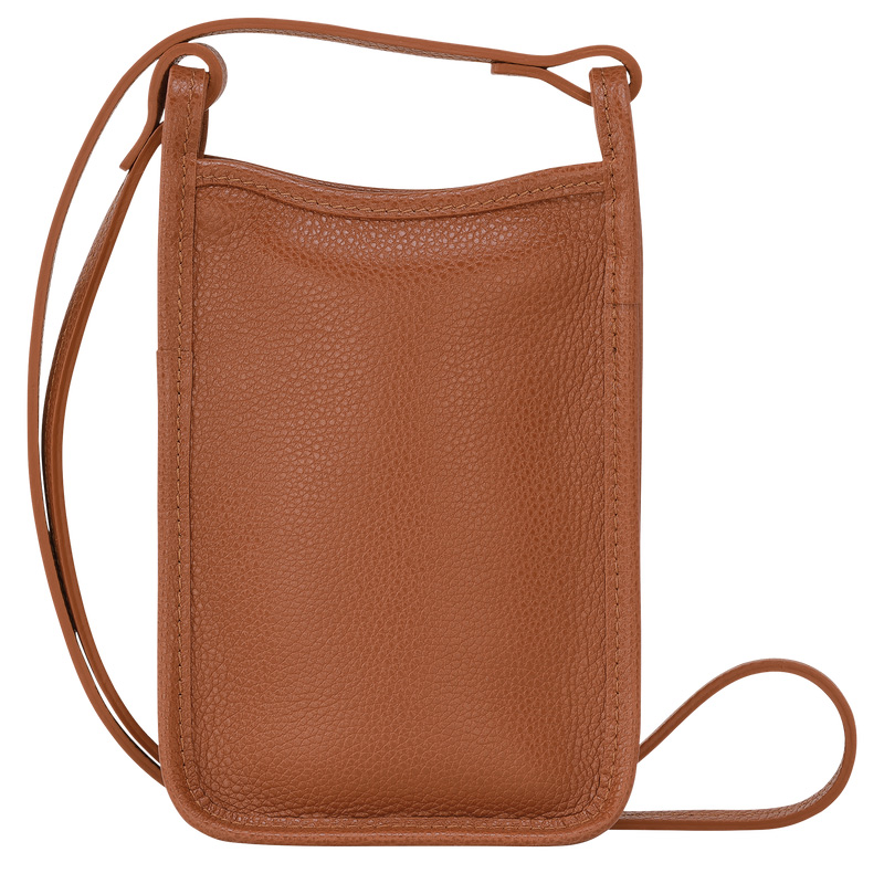 Longchamp |Le Foulonn Handyhülle Karamell – Leder |Karamell Longchamp |Le Foulonn Handyhülle Karamell – Leder |Karamell