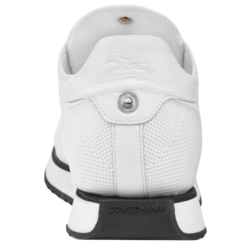 Longchamp |Le Pliage Collection Sneakers Ecru – Leder |Ecru