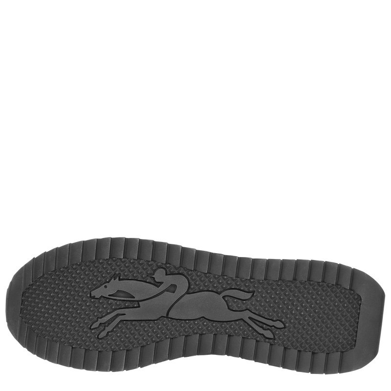 Longchamp |Le Pliage Collection Sneakers Ecru – Leder |Ecru