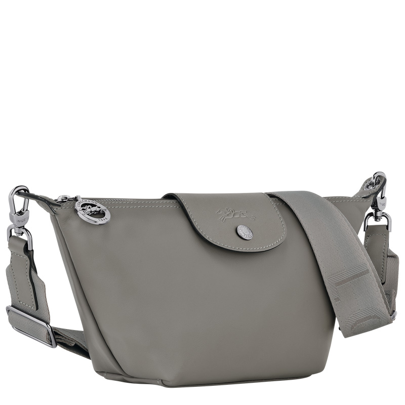 Longchamp |Le Pliage Xtra XS Umhängetasche Turtledove - Leder |Turteltaube