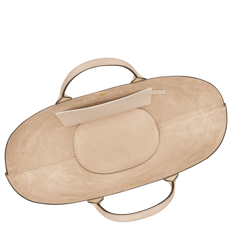 Longchamp |Pure XL Tragetasche Papier – Leder |Papier